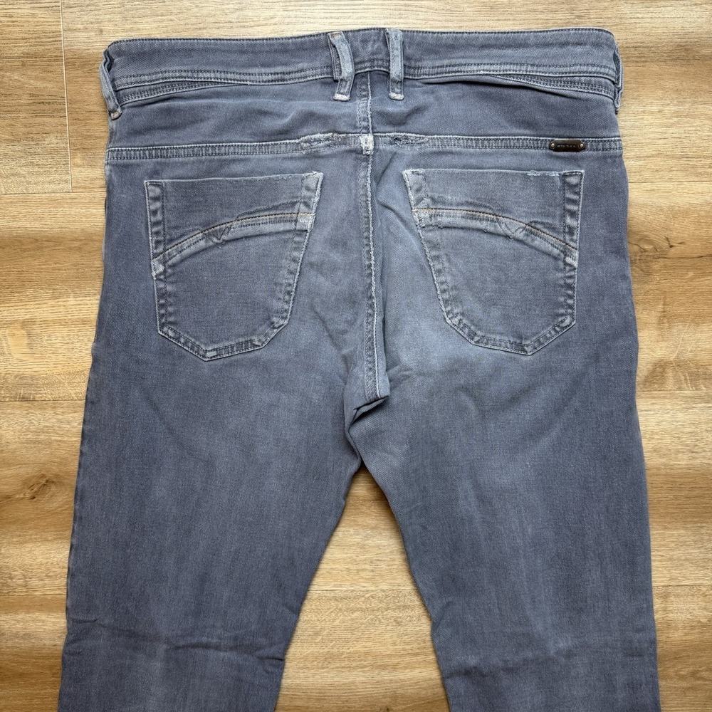 Diesel Iakop Jeans Men 33x32 Blue Slim Tapered Stretch Denim Pants Preppy 0111D - Picture 4 of 16